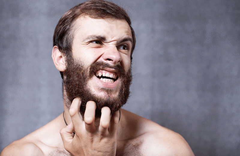 Jak powstrzymać swędzenie brody?
