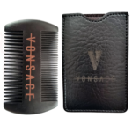 Drewniany grzebień do brody VONSACE w etui