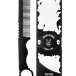 Grzebień do brody Combat comb Angry Beards CARBON — zdjecie 2