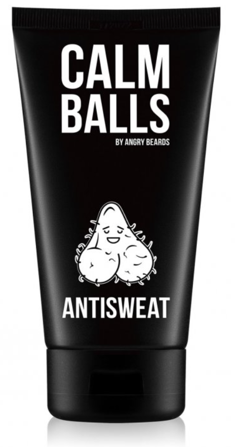 Antisweat - dezodorant na męskie kulki 150 ml Angry Beards