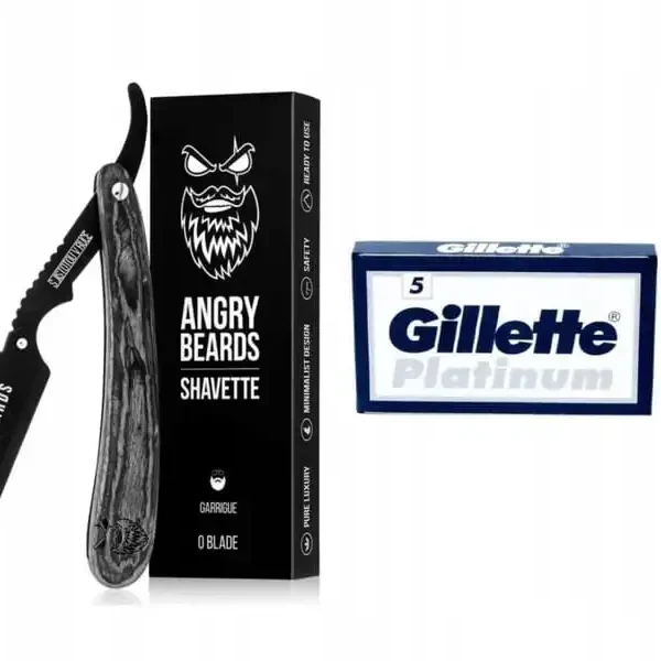 Brzytwa Garrigue Angry Beards  + żyletki GRATIS
