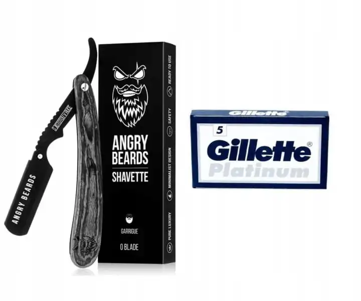 Brzytwa Garrigue Angry Beards  + żyletki GRATIS